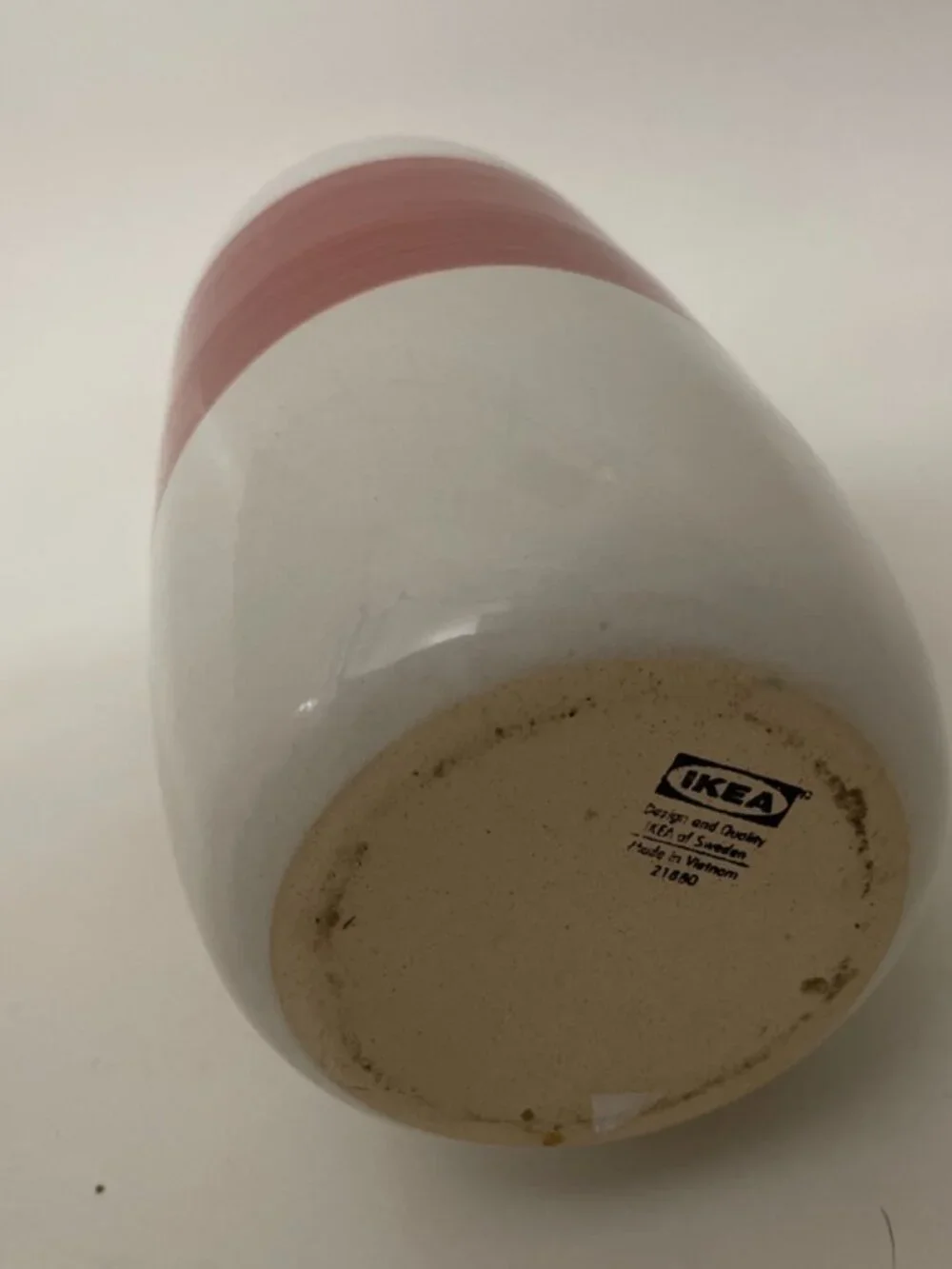 Vintage Out of production IKEA Knaprig Vase by Anna Efverfund circa Y2K